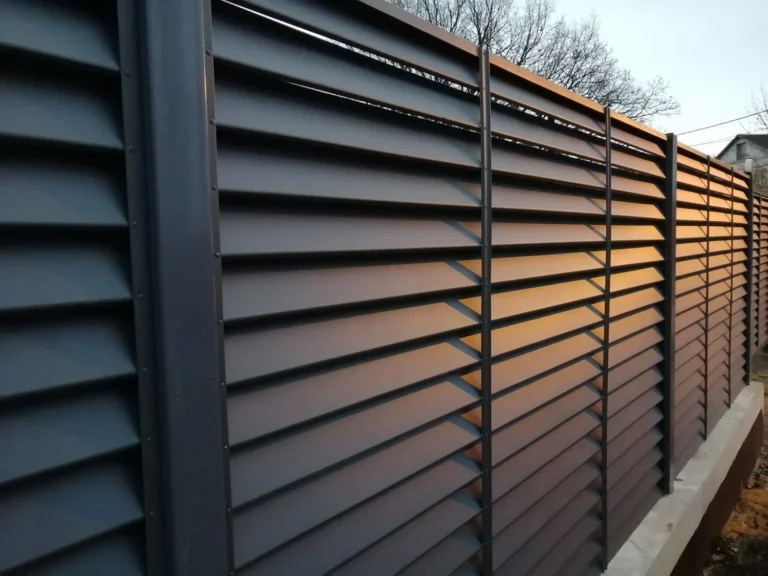 Ограждение "жалюзи"