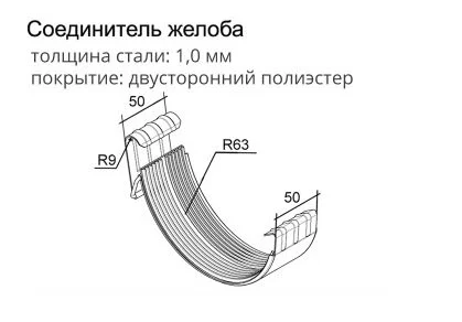Соед.желоба эск