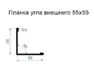 эскиз угол наруж